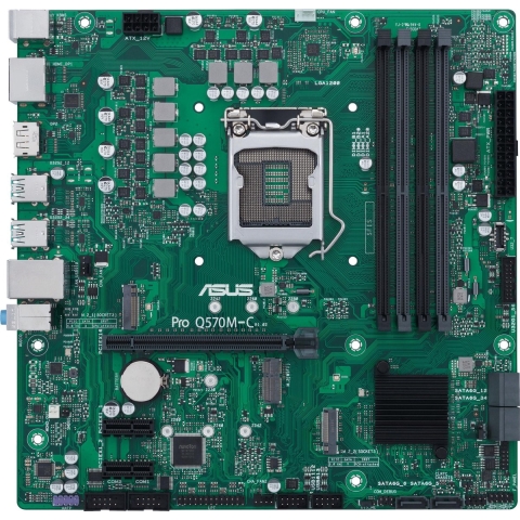 Asus PRO Q570M-C/CSM Moederbord Socket Intel 1200 Vormfactor ATX