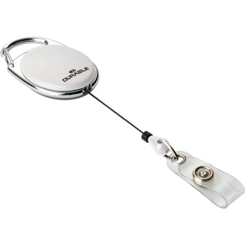 Durable JOJO STYLE - 8324 Rollerclip voor batch drukknopkoord Wit 0.8 m 832402 10 stuk(s)