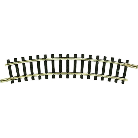 N Fleischmann rails (zonder ballastbed) 22231 Gebogen rails 24 ° 194.6 mm 12 stuk(s)