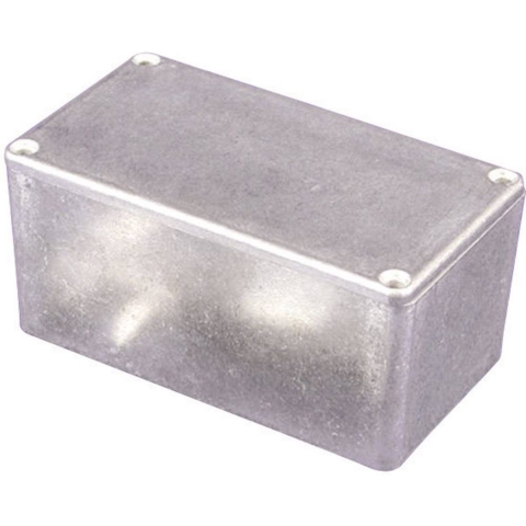 Hammond Electronics 1550KBK Universele behuizing 140 x 102 x 76 Aluminium Zwart 1 stuk(s)