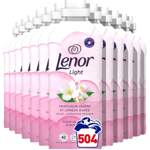 12x Lenor Wasverzachter Jasmijnbloem 42 Wasbeurten 882 ml