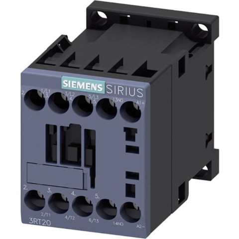 Siemens 3RT2017-1BB41 Contactor 3x NO 5.5 kW 24 V/DC 12 A Met hulpcontact 1 stuk(s)