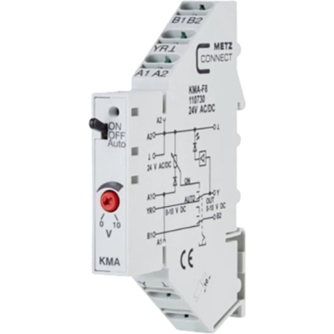 Metz Connect 110730 Analoge interventiemodule 24, 24 V/AC, V/DC (max) 1 stuk(s)