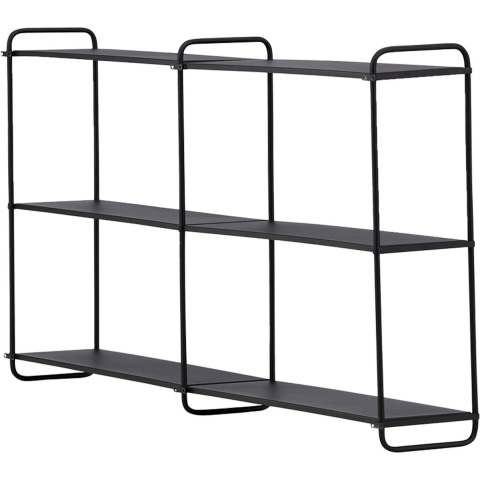 Nest living Freddy Metalen Wandrek Zwart