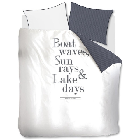 Riviera Maison - RM Lake Days navy 260x200|220 - Donkerblauw