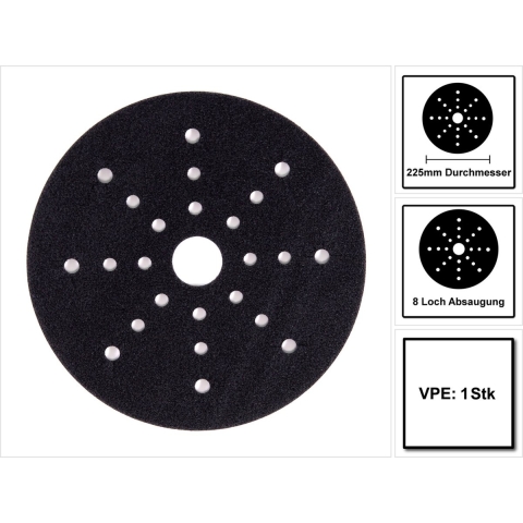 Mirka Interface | 225mm | 25H | voor LEROS | 1/verpakking - MIW9514611