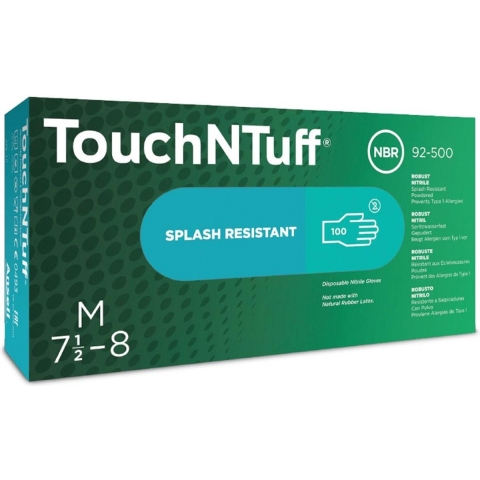 Ansell TouchNTuff 92500090 Wegwerphandschoen 100 stuk(s) Nitril Maat (handschoen): L, 8.5, 9 EN 21420:2020
