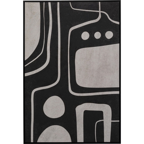 Kare Canvas Artistic Blacky 70x110cm