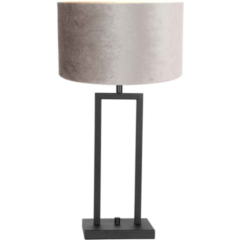 Steinhauer Stang tafellamp grijs metaal 55 cm hoog