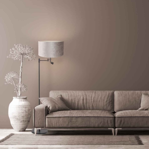 Steinhauer vloerlamp Stang - zwart - metaal - 7190ZW