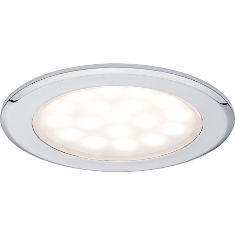 Paulmann 99920 LED-inbouwlamp Set van 2 stuks LED LED vast ingebouwd 5 W Chroom (glanzend)