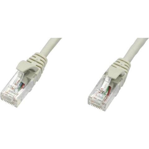 Telegärtner 100009373 RJ45 Netwerkkabel, patchkabel CAT 5e U/UTP 25.00 m Grijs Vlambestendig 1 stuk(s)