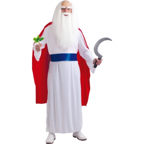 Tovenaars carnaval verkleedkleding kostuum - voor volwassenen - tuniek L -