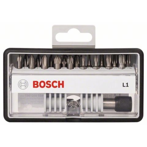 Bosch Accessoires Bitset | Extra Hard L1 | Robustline | 19-delig | 2607002567 - 2607002567