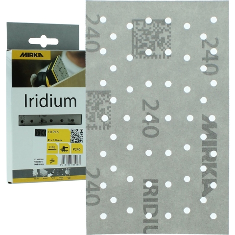 Mirka IRIDIUM | 81x133mm | Grip | 54H | 120 | 10/verpakking - 246B101012