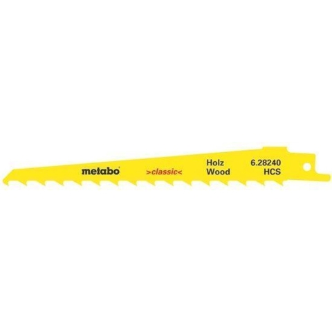 Metabo Accessoires Reciprozaagbladen (5 st.) HCS 150x1,25 mm/8,5 - 628241000