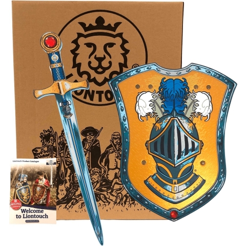 Liontouch Kostuum - Mysterieuze ridder-Set - Zwaard en schild - Liontouch - OneSize - Kostuum