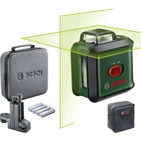 Bosch Home and Garden UniversalLevel 360 Kruislijnlaser Zelfnivellerend, Incl. tas Reikwijdte (max.): 12 m