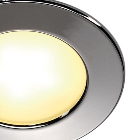 SLV 112222 DL 126 LED-inbouwlamp LED LED vast ingebouwd 3 W Chroom