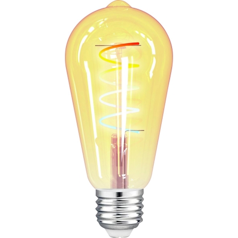 Müller-Licht tint LED-lamp (los) Edison Bulb Gold retro white+ambiance Energielabel: G (A - G) E27 5.5 W