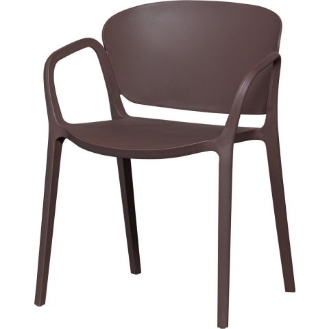 WOOOD Bent Tuinstoelen - Kunststof - Paars|Bruin - Set van 2