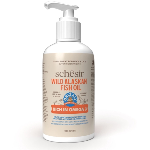 Schesir Grizzly Wild Alaskan Fish Oil 1000 ml