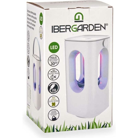 Insecten killer lamp - wit - 22 cm - anti muggen buitenlamp - usb stekker -