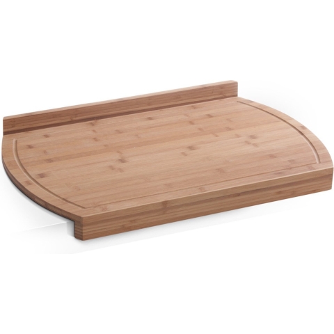 Zeller Snijplank - bamboe - met rand en sapgroef - 58 x 38 cm - hout -