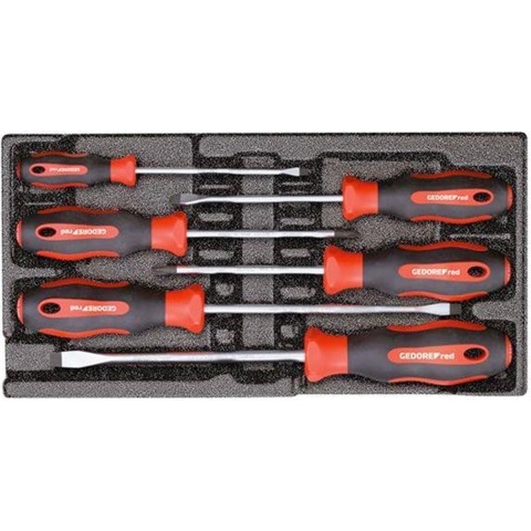 Gedore Schroevendraaierset | PZ+SL | 2/6 CT-module | 6-delig - 3301713