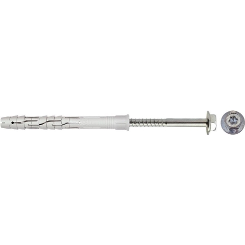 pgb-Europe SMART | Raamplug +zeskantschroef Ø 10x180 NZN | 25 st SM0RPFN011001803