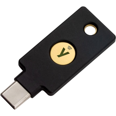 Yubico Passwordmanager USB-stick Zwart/goud