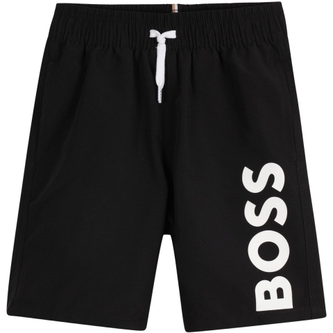 BOSS Zwembroeken - Zwart m. Wit - BOSS - 8 jaar (128) - Badmode