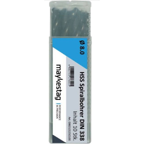 Alpen 0060100065100 HSS Spiraalboor 0.65 mm Gezamenlijke lengte 26 mm DIN 338 10 stuk(s)