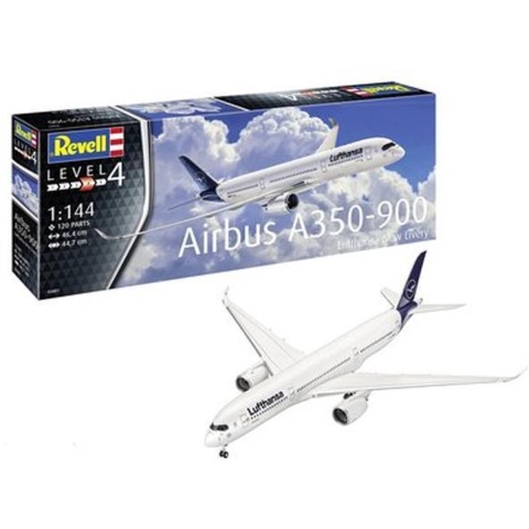 Revell 03881 Airbus A350-900 Lufthansa New Livery Vliegtuig (bouwpakket) 1:144