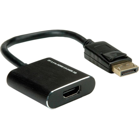 ROLINE DisplayPort/HDMI Adapter, v1.4, HDR 10, DP Male - HDMI Female, Actief