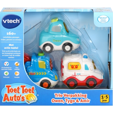 VTech Toet Toet Owen Tygo Amir + Licht en Geluid