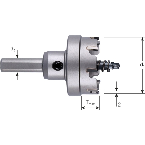 Rotec HM Gatfrees &apos;Easy&apos;, Tmax=12, ø49,0 - 5340490