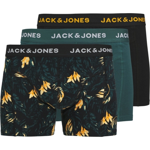 Jack & Jones Boxershorts - 3-pack - JacTyler - Black/Black - Dee - Jack & Jones - 16 jaar (176) - Boxershorts