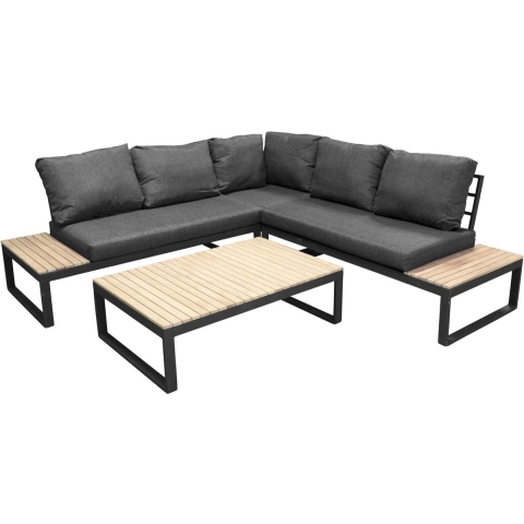 Venture Home Panama Hoekbankset - Zwart