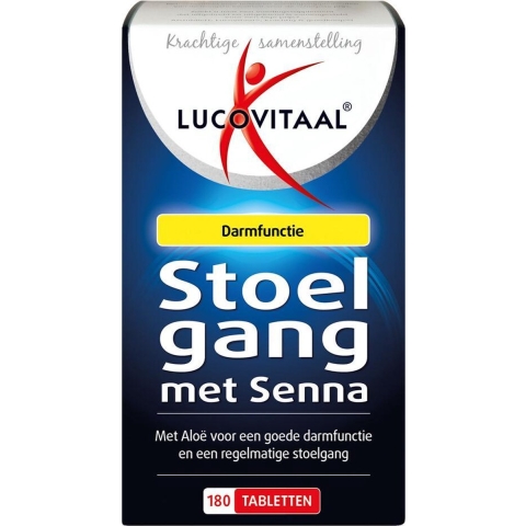 Gratis Verzending: 3x Lucovitaal Stoelgang met Senna 180 tabletten
