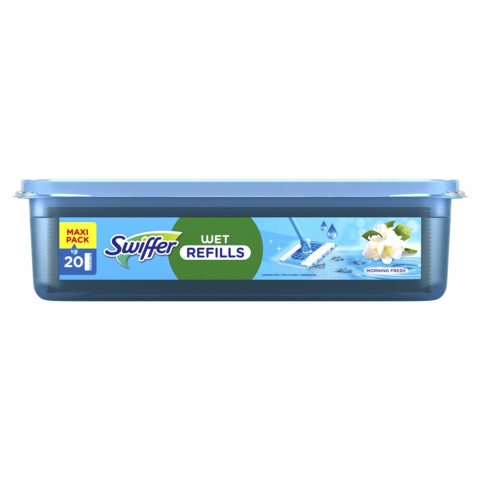 6x Swiffer Vochtige Vloerdoekjes Morning Fresh 20 stuks