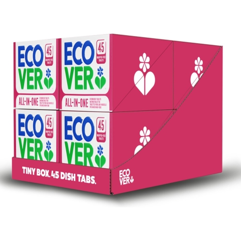 8x Ecover Vaatwastabletten All-in-One 45 stuks
