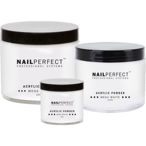 NailPerfect Powder Mega White 250gr