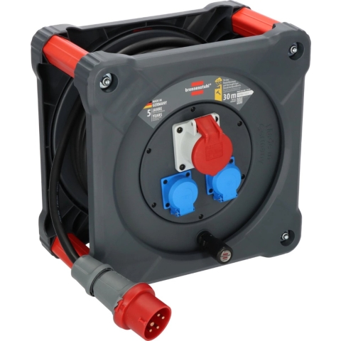 Brennenstuhl Professional KD 3200 C1 Bouwplaats Cube H07RN-F5G2,5 2x230V + 1x400V/16A - 30m - Zwart