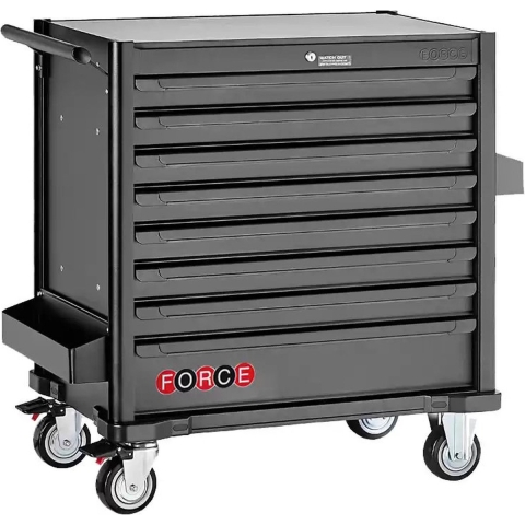 FORCE  610-delige BLACK EDITION gereedschapswagen (10318M-610A)