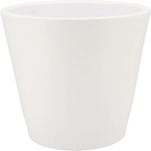 DK Design Bloempot Vinci - wit mat - voor kamerplant - D26xH29cm -