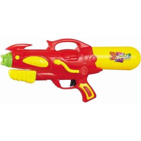 2x Waterpistool/waterpistolen rood/geel 50 cm -