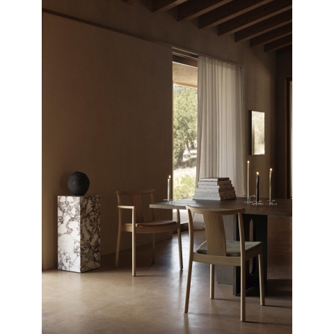 Audo Copenhagen Spire Smooth Tapered Kaarsen H38 Set Van 6 Ivory