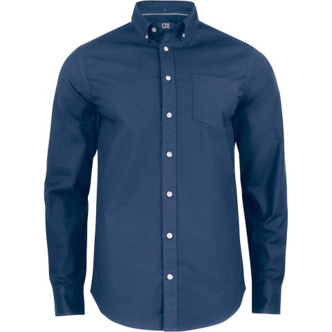 Cutter & Buck 352406 Hansville Shirt Men - Oxford Blauw - L