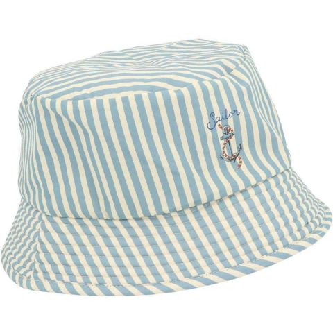 Konges Sløjd Zonnehoed - Asnou - UV50+ - Sailor Stripe - Konges Sløjd - 12-18 mnd - Zonnehoed